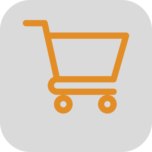 Icon eines Einkaufswagens, eines shoppint cart als Symbolik für die Berufsgruppe der Jobs im Verkauf und Vertrieb in der Jobbörse Salzburg