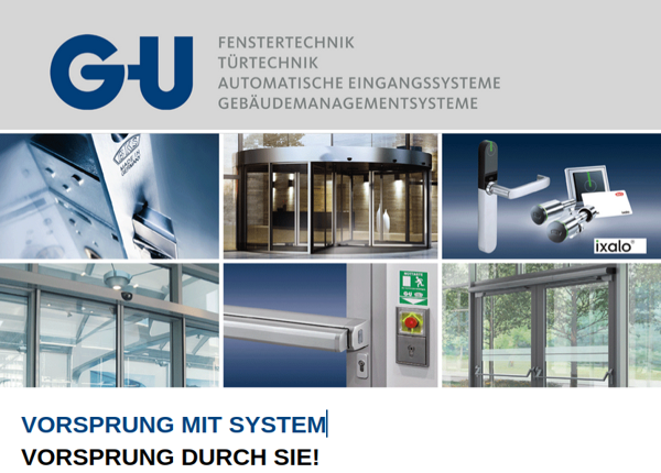 Die Firma GU Baubeschläge Austria GmbH aus 5300-Hallwang in Österreich hat ein Stelleninserat auf der Jobbörse Salzburg geschalten und dort in einer Bildergalerie mit bis zu 5 Bildern ein Bild aus dem Bereich Arbeitsplatz, Produktion, Firmengebäude,Team oder vergleichbar hochgeladen