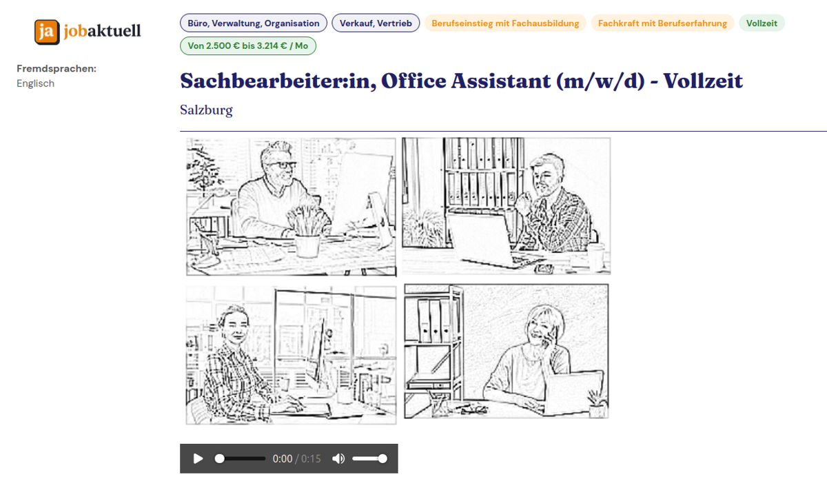 Ihr Stelleninserat kann sprechen