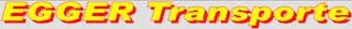 Logo von Egger Transporte