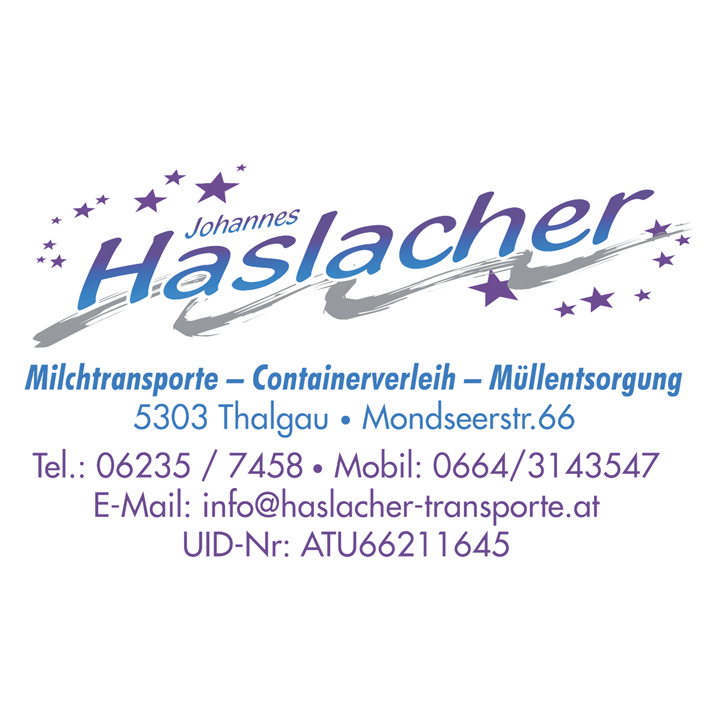 Logo von Haslacher Transporte